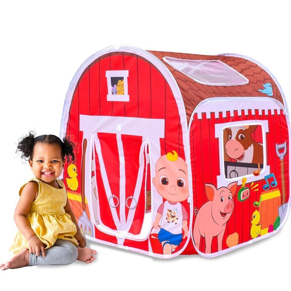 CoComelon Old MacDonald's Musical Barn -Up Tent, Indoor & Outdoor Use